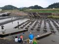 年に一度の「井堰まつり」で鮎50匹以上。佐賀県初の自 年に一度の「井堰まつり」で鮎50匹以上。佐賀県初の自