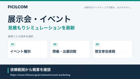 ウェビナー・展示会・自社イベントの予算を条件別に検 ウェビナー・展示会・自社イベントの予算を条件別に検