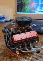 28cc・4.35PSのV8に、ベルト駆動スーパーチャージャー 28cc・4.35PSのV8に、ベルト駆動スーパーチャージャー