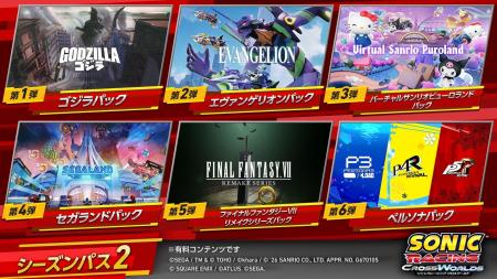 『ソニックレーシング クロスワールド』シーズン2 新 『ソニックレーシング クロスワールド』シーズン2 新