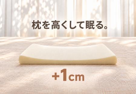 ピローベースで、枕を高くして眠る。今お使いの枕の高 ピローベースで、枕を高くして眠る。今お使いの枕の高