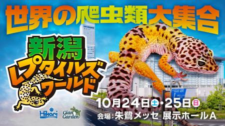 いよいよ来週末初開催!世界の爬虫類・両生類が朱鷺メ いよいよ来週末初開催!世界の爬虫類・両生類が朱鷺メ