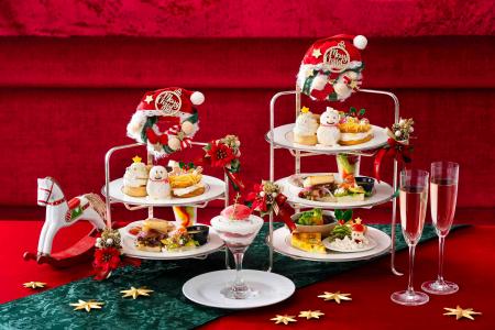 コロンバン原宿サロンのクリスマスアフタヌーンティー コロンバン原宿サロンのクリスマスアフタヌーンティー