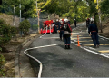 紀の川市消防団(打田・粉河・近大) 合同訓練 実施 紀の川市消防団(打田・粉河・近大) 合同訓練 実施