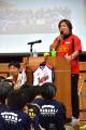 五輪メダリストが豊橋市花田小で特別授業、「こうなる 五輪メダリストが豊橋市花田小で特別授業、「こうなる