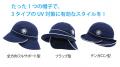 紫外線対策、防災対策、通学時のケガ対策が1つの帽子