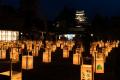 松江の城下町が光と影ので満たされるライトアップイベ