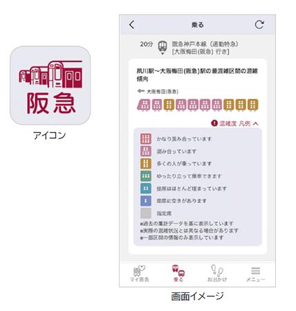 阪急沿線アプリや公式ホームページで最混雑区間utf-8