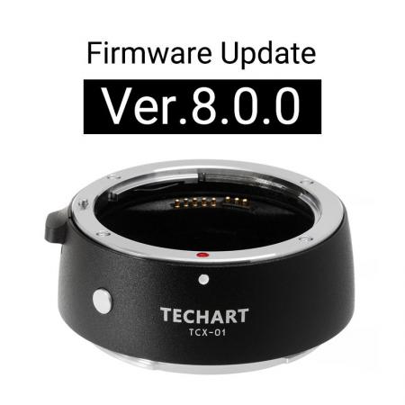 TECHART TCX-01 ファームウェアアップデート: Ver.8.0