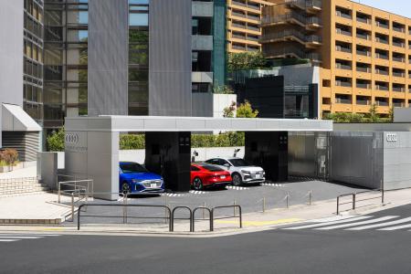 Audi charging hub 紀尾井町に超急速EV充電器を納入