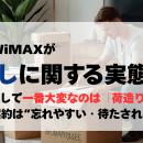 【Broad WiMAXが引越しに関する実態調査】引越しで一
