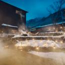 【界 奥飛騨】合掌造りから生まれた雪夜の光。かまく