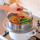 “洗える”せいろで蒸し料理をもっと手軽に！竹せいろの