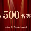 所属アドバイザーが500名を突破！United BM Wealth Li