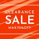 【MAX70％OFF】NYオンラインにて『クリアランスセール