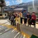 長崎市立小島小学校でペットボトルキャップのアップサ