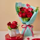 バレンタインに花を贈る男性が増加中。青山フラワーマ