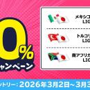 【LIGHT FX】「最大50%スワップ増額キャンペーン」を