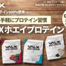 美味しく手軽にプロテイン習慣！「VALX ホエイプロテ
