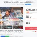 開始10日で支援者100人・支援総額200万円突破。『100