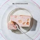 Mr. CHEESECAKEに、ラズベリーと桃を組み合わせてピー