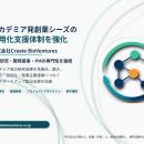株式会社Create BioVentures、アカデミア発創薬シーズ