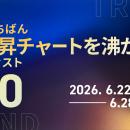 【先週いちばん急上昇チャートを沸かせたアーティスト