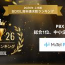 電話解析AI「MiiTel Phone」、「2026年上半期 BOXIL資