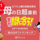 母の日「超」直前、今からネット通販でもまだ間に合う